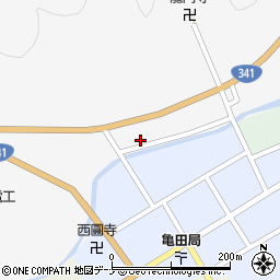 秋田県由利本荘市岩城赤平向山39周辺の地図