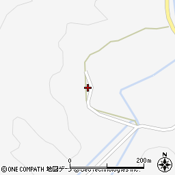 秋田県秋田市雄和萱ケ沢館ノ腰89周辺の地図