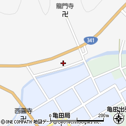 秋田県由利本荘市岩城赤平向山32周辺の地図