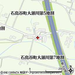 岩手県花巻市石鳥谷町大瀬川第７地割108周辺の地図