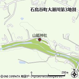 山祗神社周辺の地図