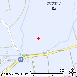 秋田県大仙市神宮寺鶴ヶ沢出口周辺の地図