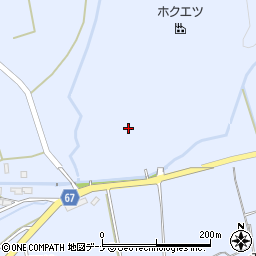 秋田県大仙市神宮寺（鶴ヶ沢出口）周辺の地図