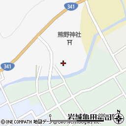 秋田県由利本荘市岩城赤平（梅ヶ沢）周辺の地図