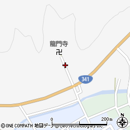 秋田県由利本荘市岩城赤平向山周辺の地図