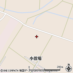 秋田県大仙市四ツ屋小萱場周辺の地図