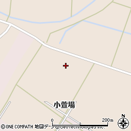 秋田県大仙市四ツ屋（小萱場）周辺の地図