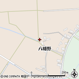 秋田県大仙市四ツ屋中台周辺の地図