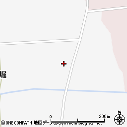 秋田県大仙市横堀北佐野160周辺の地図