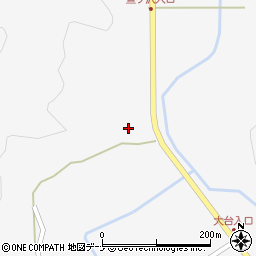 秋田県秋田市雄和萱ケ沢館ノ腰6周辺の地図