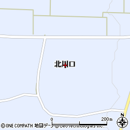 秋田県大仙市太田町川口北川口周辺の地図