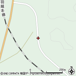 秋田県由利本荘市松ヶ崎（東離山）周辺の地図