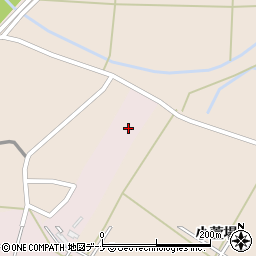 秋田県大仙市新谷地小萱場80周辺の地図