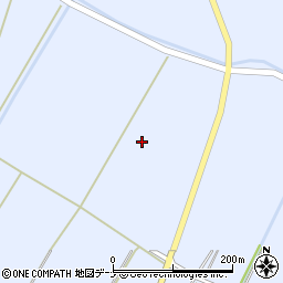 秋田県大仙市神宮寺坂本周辺の地図