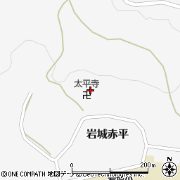 秋田県由利本荘市岩城赤平鶴巻周辺の地図