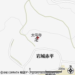 秋田県由利本荘市岩城赤平（鶴巻）周辺の地図