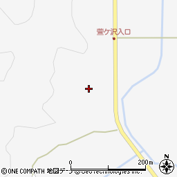 秋田県秋田市雄和萱ケ沢トンテン347周辺の地図