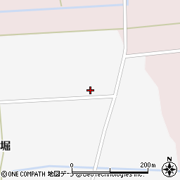 秋田県大仙市横堀北佐野79周辺の地図