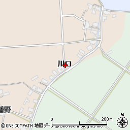 秋田県大仙市四ツ屋川口周辺の地図
