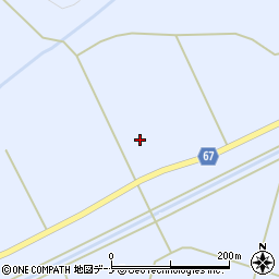 秋田県大仙市神宮寺（長山）周辺の地図