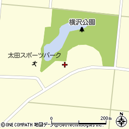 秋田県大仙市太田町横沢（堤田）周辺の地図