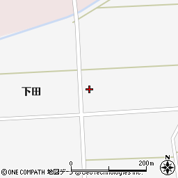 秋田県大仙市太田町駒場下田318-1周辺の地図