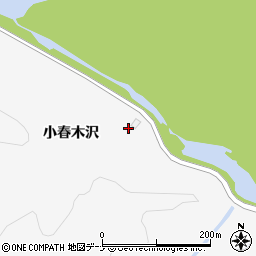秋田県大仙市南外小春木沢26-1周辺の地図