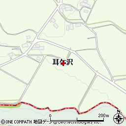 岩手県紫波郡紫波町彦部耳ケ沢周辺の地図