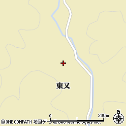 秋田県秋田市雄和神ケ村中崎周辺の地図