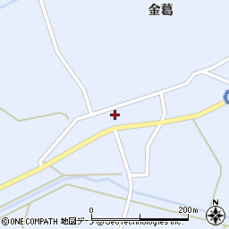 秋田県大仙市神宮寺金葛9周辺の地図