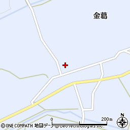 秋田県大仙市神宮寺金葛119周辺の地図