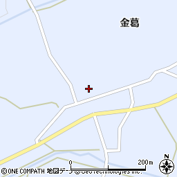 秋田県大仙市神宮寺金葛120周辺の地図