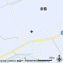 秋田県大仙市神宮寺金葛121周辺の地図