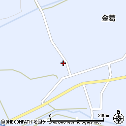秋田県大仙市神宮寺金葛36周辺の地図