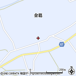 秋田県大仙市神宮寺金葛125周辺の地図