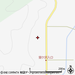 秋田県秋田市雄和萱ケ沢トンテン44周辺の地図