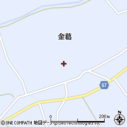 秋田県大仙市神宮寺金葛85周辺の地図