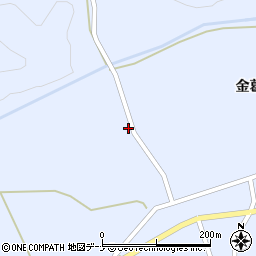 秋田県大仙市神宮寺金葛43周辺の地図