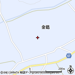 秋田県大仙市神宮寺金葛86周辺の地図