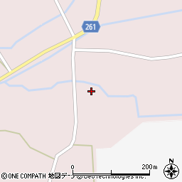 秋田県大仙市清水乙泉周辺の地図