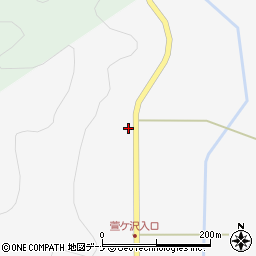 秋田県秋田市雄和萱ケ沢トンテン312周辺の地図