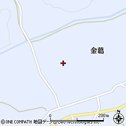 秋田県大仙市神宮寺金葛95周辺の地図