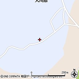 秋田県大仙市松倉大川原191-1周辺の地図