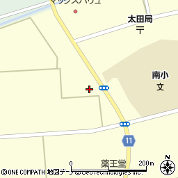 秋田県大仙市太田町横沢相野周辺の地図