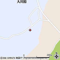 秋田県大仙市松倉大川原185周辺の地図