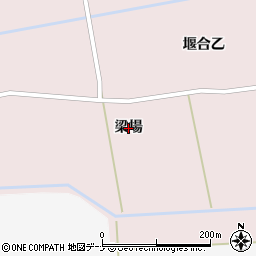秋田県大仙市清水（梁場）周辺の地図