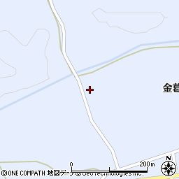 秋田県大仙市神宮寺金葛48周辺の地図