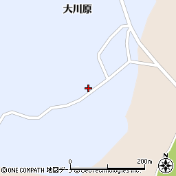 秋田県大仙市松倉大川原189周辺の地図