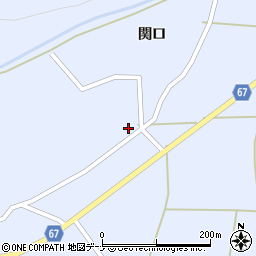 秋田県大仙市神宮寺関口周辺の地図