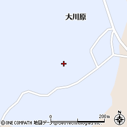 秋田県大仙市松倉大川原129-1周辺の地図